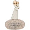Angels Mum's are the sunshine of life Gift Sentimental Pebble Gift