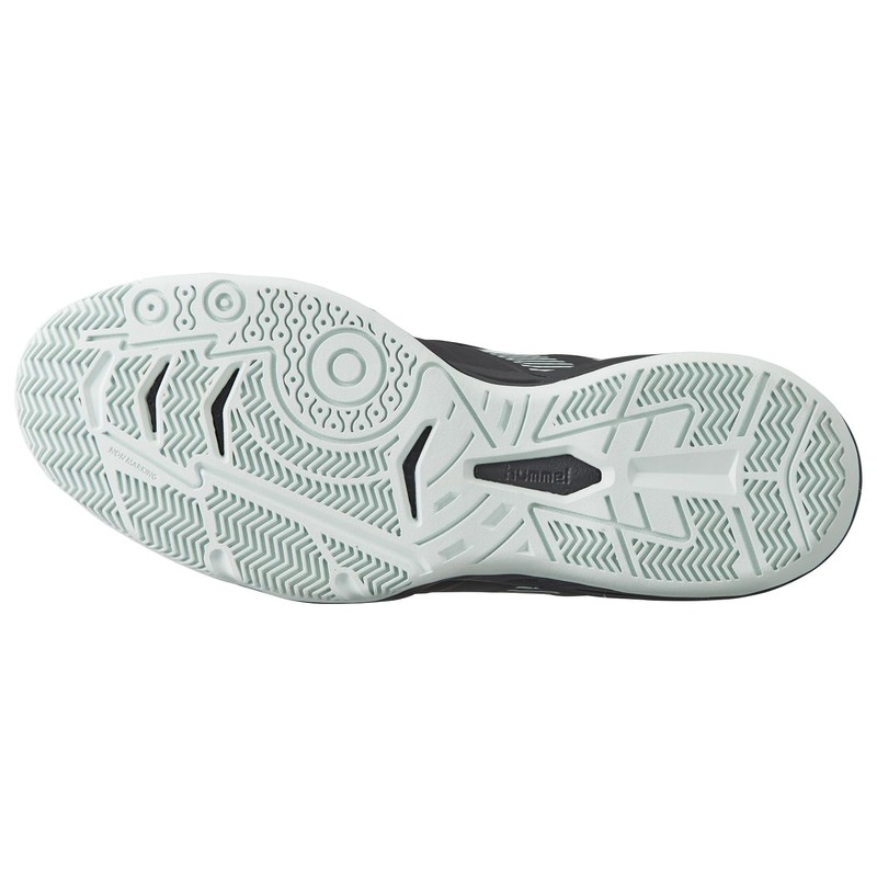 Hummel Indoor Soldier NEO2 Handball Shoes, Black x Light Blue