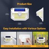 231 LED Solar Lights for Outside Waterproof, 6 Pack 300°