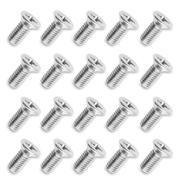 20pcs Brake Disc Rotor Screws, Stainless Steel Car Brake Disc Screw 93600-06014-0H Automotive Rotor Bolts Front and Rear Set Screws