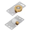 2 Sets Sliding Door Roller Brass Stainless Steel Pulley for