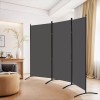 SEGAWE 3 Panel Room Divider 6Ft Folding Privacy Screen Freestanding