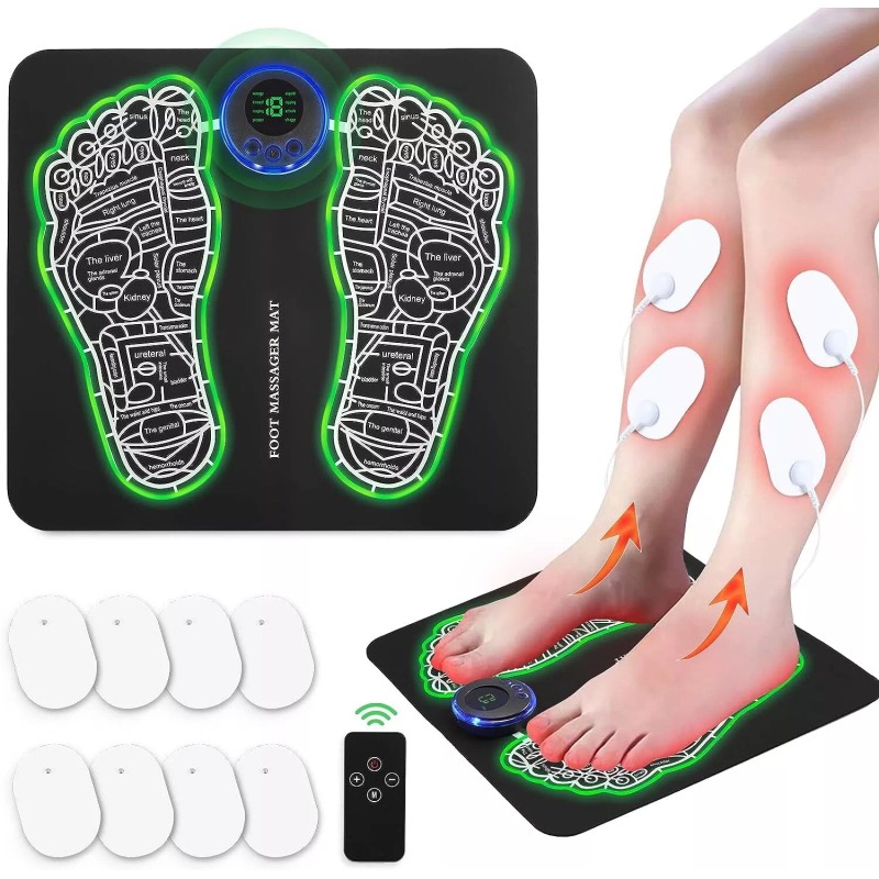 Phixnozar EMS Foot Massager Mat for Neuropathy-Foo