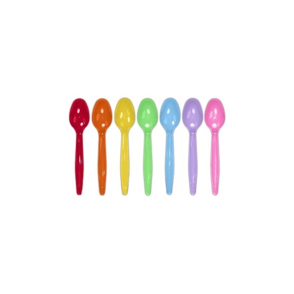 Heavy Weight Colored Frozen Yogurt Spoons (1000 Pcs/Case) (Orange)