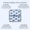 CPC Apatite Blue Hand Block Printed Cotton Tissue Box Cover