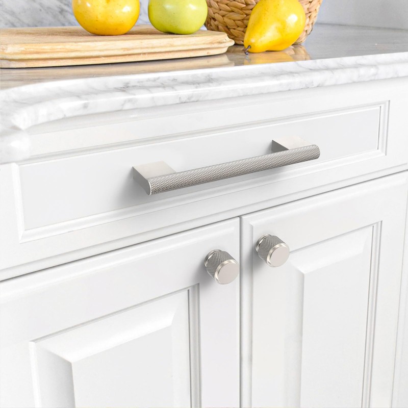 Asidrama 10 Pack 5 Inch(128mm) Brushed Satin Nickel Cabinet Pulls