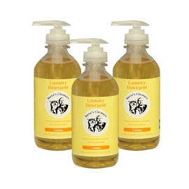 Steve’s Cleaners Lemon Concentrated Laundry Detergent – Plant-Based, Non-Toxic, Phosphate-Free, SLS-Free & Biodegradable Formula – Safe for HE & Standard Washers – 10 oz (Pack of 3)