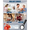 Magnifying Glass with Light, 10X 45X Handheld Magnifying Glass with