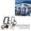 19Pcs/Set Carburetor Repair Rebuild Kit 382048 Replacement for Johnson Evinrude