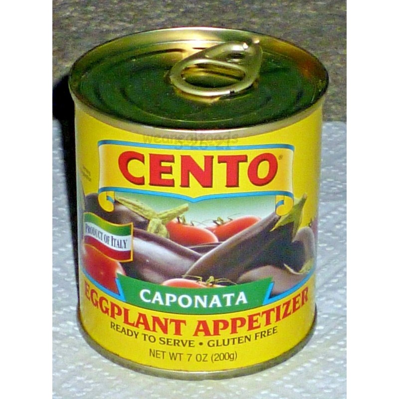 Cento Caponata Eggplant Appetizer, 7.0 - Oz. Cans Pack of