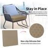 Easy-Going Patio Furniture Non-Slip Cushion Covers Outdoor Seat Cushion Waterproof