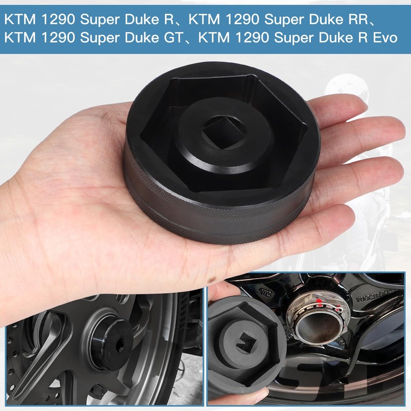 DBREAKS Rear Wheel Axle Nut for KTM Rear Wheel, 60