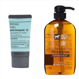 First Pick cc크림 나이아신아마이드 홍조 커버 피부결 씨씨 크림 + 마유 샴푸 CC Cream Niacinamide Redness Cover Skin Texture CC Cream + Horse Oil Shampoo