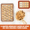 5 Stück Backmatten aus Antihaft-Silikon. Mikroperforierte Backmatte für Backofen. Wiederverwendbare