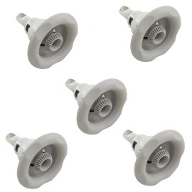 Waterway Hot Tub Basics | Spa Jet Inserts 5" Face Gray Nozzle Power Storm 212-7639 5PK