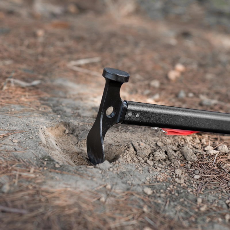 EVTSCAN Tent Stake Peg Puller Hammer - Outdoor Camping Hammer