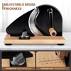 Manual Bread Slicer for Homemade Sourdough Bread, Hand Crank Bread