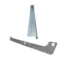 Motor City Sheet Metal - Compatible With Chevy 1999-07 Silverado 4Dr Ext Cab Inner & Outer Rocker Panel Passenger Side