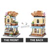 LOTOLO Mini City shop Street View Building Blocks Model Set,Simulation