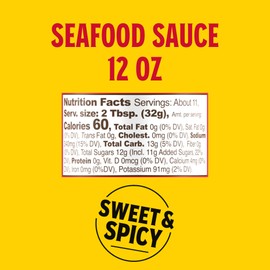 Louisiana Fish Fry Seafood Sauce - Sweet, Spicy, and Versatile 12oz (Pack of 1)