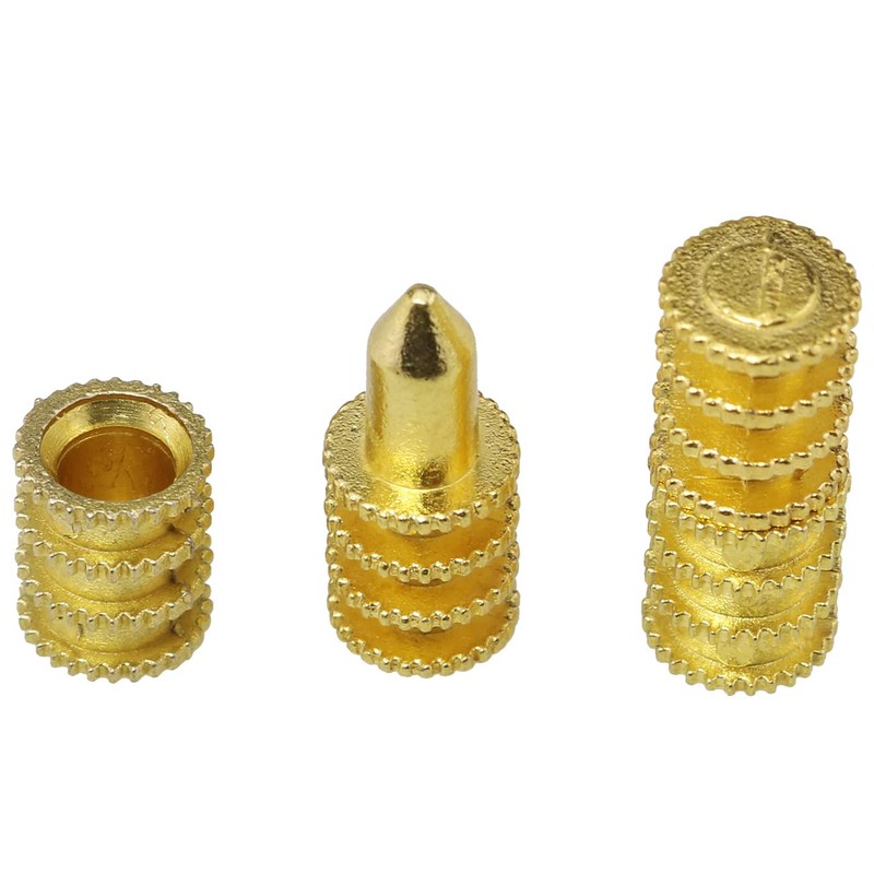 Table Pin FMHXG 12 Sets Gold Metal Table Pins Dowels,