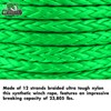 STEGODON 3/8" x 100ft Synthetic Winch Rope 23,809lbs Dyneema Winch