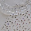 5D Flower Nail Art Stickers Decals Embossed Floral Self-Adhesive Nail