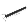 SHINEOFI 30cm Metal Measuring Scale Aluminum Drawing Ruler Precision Triangle