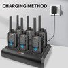 Maycall MC-528 6 Pack Walkie Talkies with Earpiece, Portable FRS