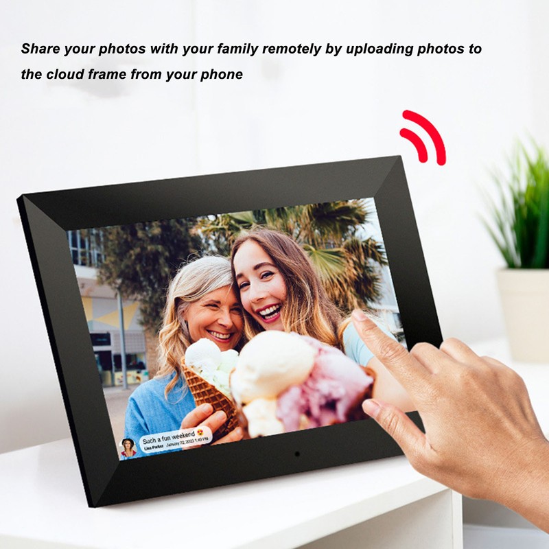 8in WiFi Digital Picture Frame IPS Touch Screen Share Photos