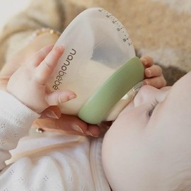 Nanobébé Biberón para Leche Materna – 3 Piezas (150ml / 5oz) Botella de Leche Materna para Recién Nacidos, Anticólicos, Cierre Perfecto, Conserva los 