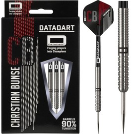 Datadart Steel Darts Christian Bunse German Player 90% Tungsten Steeltip Darts Steel Dart (21 grams)