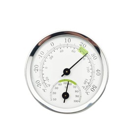 nalaina Thermometer Hygrometer Sauna Thermometer Hygrometer Wall Mounted Bath Thermometer for Hot Springs Indoor Sauna Room High Precision Easy Read Small Lightweight Home Bathroom Bath (-30 Degree ~