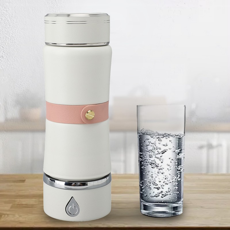 420ml Hydrogen Rich Water Bottle Rechargeable Healthy Portable Hydrogen Water