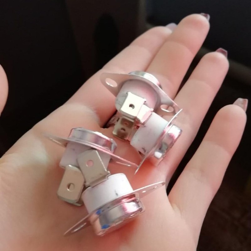 iplusmile 2 Pzas Interruptor Térmico KSD301, Termostato 160 °C Interruptor