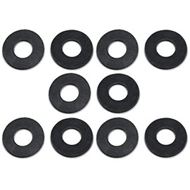 fiXte Washing Machine Hose Flexible Rubber Washers Seals 25mm (1") External Diameter 11mm Internal Diameter (10)