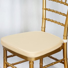 BalsaCircle Ivory Cushion for Chiavari Chairs - Wedding Party Event Furniture Reception Dinner Catering Ceremony Decorations
