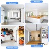 Tondiamo 24 Pcs White Drop Ceiling Tile Smooth PVC Ceiling