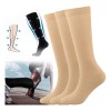 3pares Medias Calcetas De Compresión Circulation Venosa