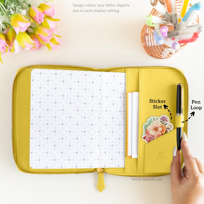 NEORAH — B6 Notebook SLEEVE with Compendium + Dotgrid JOURNAL