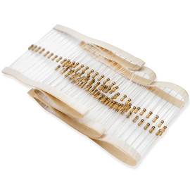 Innfeeltech 100 Pcs 1/4W 5% Tolerance 100K Ohm Carbon Film Resistance for DIY Project and Experiments