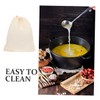 Ipetboom 20pcs Reusable Drawstring Bags Cheesecloth Filter Bags for Cooking
