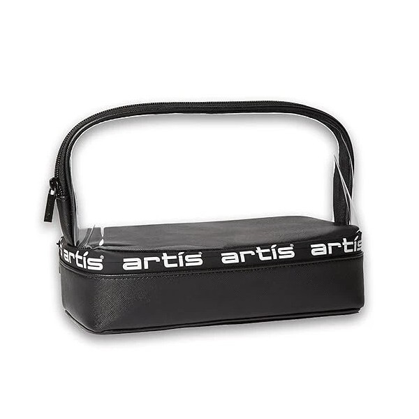 Artis Makeup Bag Large Black/clear Retired brush holder storage