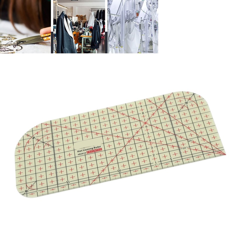 Hot Hem Ruler Professional Heat Resistance Flexible Slip Resistance Sewing