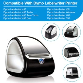 Labelife Compatible Dymo Labels File Folder Replace for Dymo 30327 (30576) Labels 9/16"x 3-7/16" LW Labels for Dymo LabelWriter 450, 450 Turbo, 450 Twin Turbo, 450 Duo, 4XL, 400 Printer, 12 Rolls