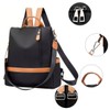 Eshow Women's Backpack Nylon Shoulder Bag Small Casual Backpacks for