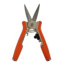 Green Jem Compact Straight Bypass Pruner, Orange, 15x4.5x1.5 cm