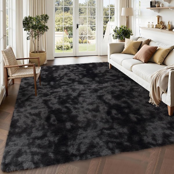COZYLOOM Fluffy Area Rugs 5x8 Modern Plush Rug Shag Fluffy