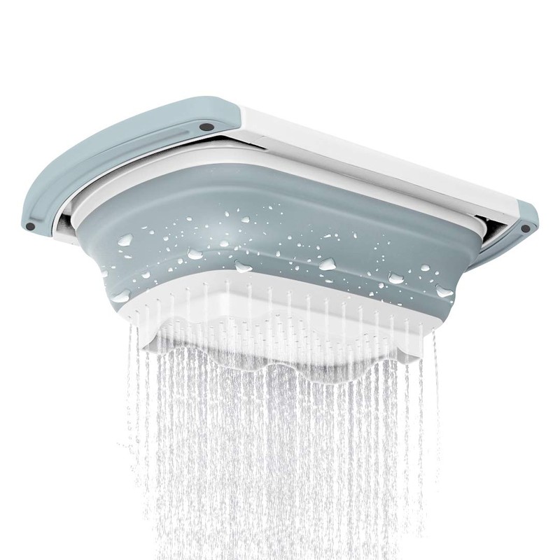 Qimh Collapsible Colander | Over The Sink Silicone Kitchen Strainers