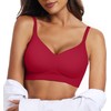 OEAK Womens Wireless Bras Comfortable Push Up Bra No Underwire